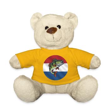Perch Fishing Netherlands - Teddy Bear - sun yellow - Front