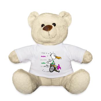 Marathon Seagull – Racing Wheelchair Edition - Teddy Bear - sun yellow - Front