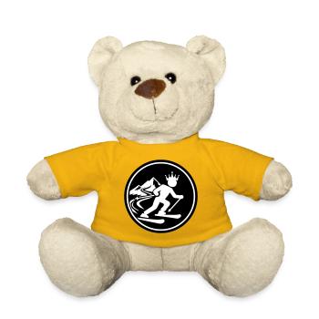 Ski King Skiing - Teddy Bear - sun yellow - Front