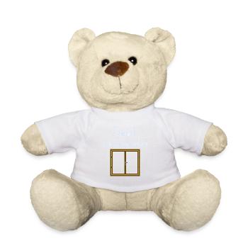 Ziemlich durchschaubar Lustiger Spruch zweideutig - Teddy - Sonnengelb - Vorne