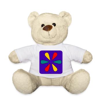 DESIGN. KUNST. PAPA. MAMA. MODERN. GEEK. VINTAGE. - Teddy - Sonnengelb - Vorne