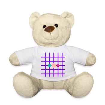 Neon Gitter Dreikugel - Teddy - Sonnengelb - Vorne