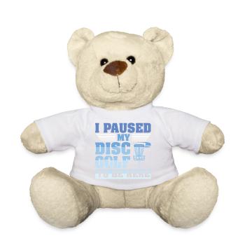 Disc Golf Gifts Disc Golf - Teddy Bear - sun yellow - Front