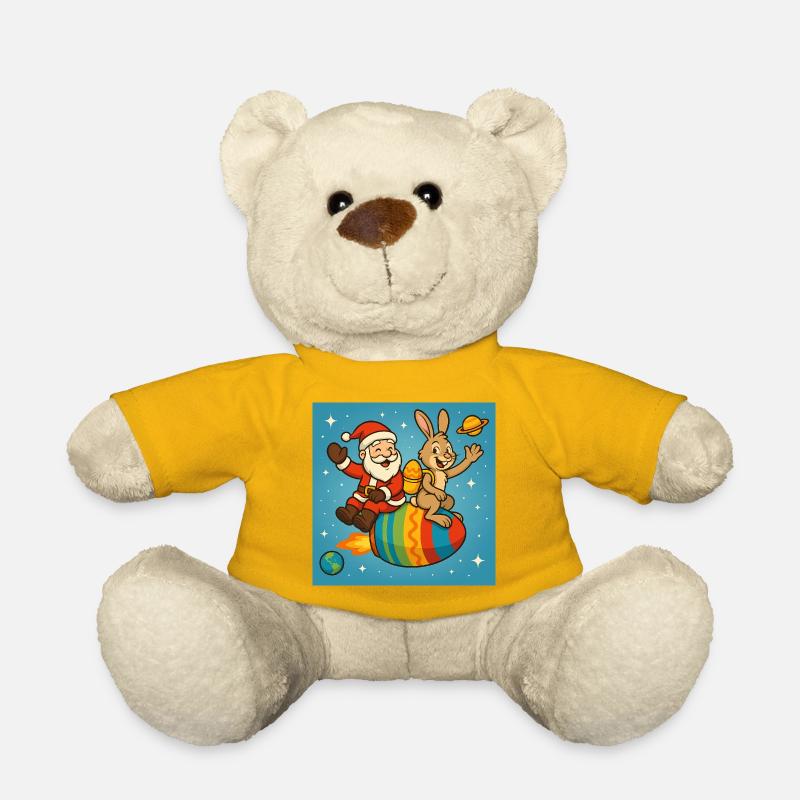 Le lapin de Noël de Pâques dans Star Flight - Nounours - jaune soleil
