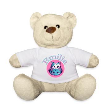 Emilia Cat Duet - Teddy Bear - sun yellow - Front