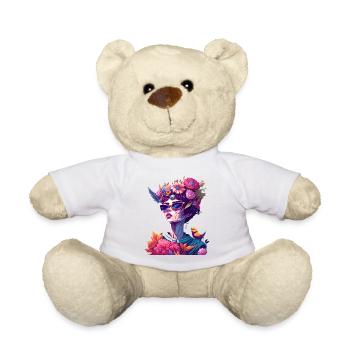 Blütenkönigin in Neon - Teddy - Sonnengelb - Vorne