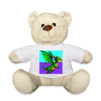 dragon - Teddy Bear - sun yellow - Front