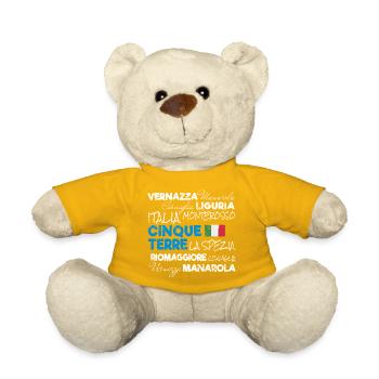 Cinque Terre La Spezia Italien Ligurien Souvenir - Teddy - Sonnengelb - Vorne