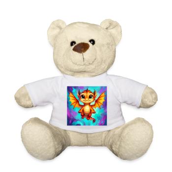 dragon - Teddy Bear - sun yellow - Front