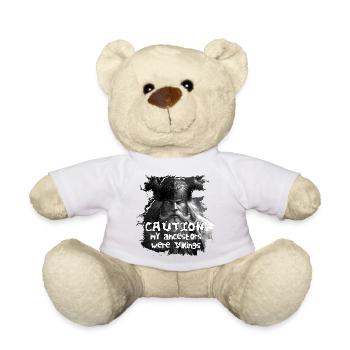 Caution_my_ancestors_were_Vikings - Teddy - Sonnengelb - Vorne
