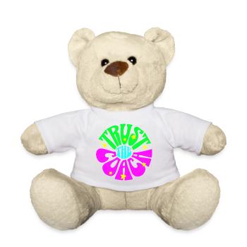 Tennis Trainer Shirt, Trust the Coach hoodie - Teddy - Sonnengelb - Vorne