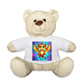 dragon - Teddy Bear - sun yellow - Front