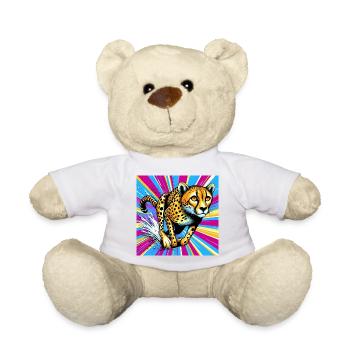 cheetah - Teddy Bear - sun yellow - Front