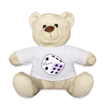 Würfel Brettspielerin Mama - Teddy - Sonnengelb - Vorne