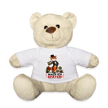 Mach ich später – Frecher Fuchs - Teddy - Sonnengelb - Vorne