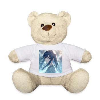 Blaues Nachtlicht Anime-Porträt - Teddy - Sonnengelb - Vorne