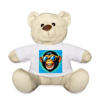 Chimpanzee Monkey - Teddy Bear - sun yellow - Front
