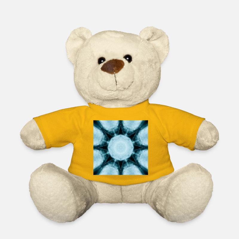 Eisiger Mandala Kaleidoskop - Teddy - Sonnengelb