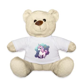 Licorne pastel - Nounours - jaune soleil - Devant
