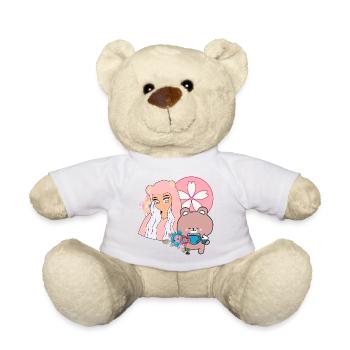 Kawaii Bear & Inclusive Tea Time - Teddy Bear - sun yellow - Front
