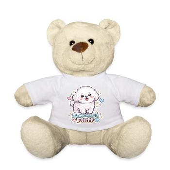 Tout ce dont vous avez besoin, c’est du fluff - Un design de chien bichon mignon - Nounours - jaune soleil - Devant