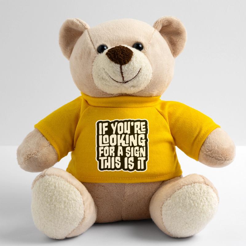 Si vous cherchez un signe c’est ça, désirez Nounours