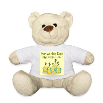Abschied Team Zitronen - Teddy - Sonnengelb - Vorne