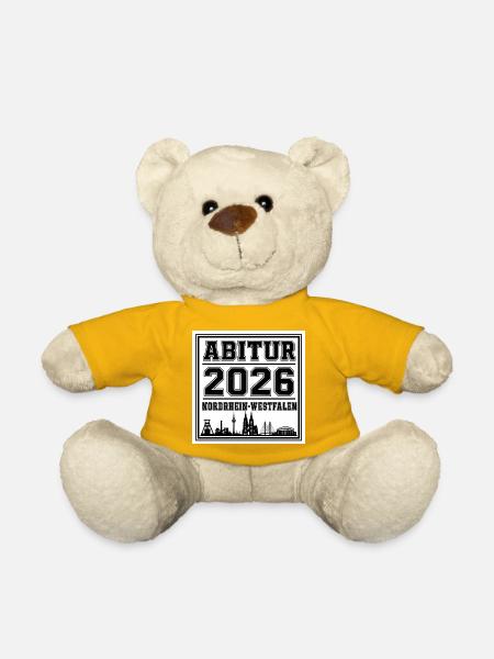 Abitur-2026-NRW - Teddy - Sonnengelb