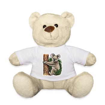 Koala auf dem Baum - Teddy - Sonnengelb - Vorne