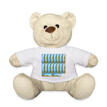 DIY Schulaufkleber Set - Erdmännchen - 18 - Teddy - Sonnengelb - Vorne