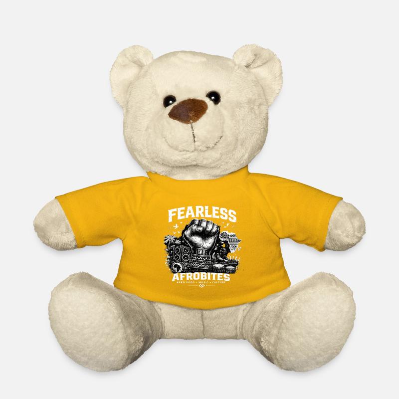 Fearless AfroBites: Sound & Kitchen - Teddy Bear - sun yellow
