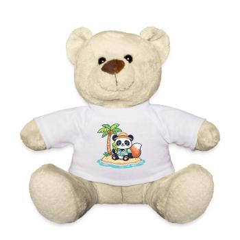 Panda Strandinsel Hawaii-Stil - Teddy - Sonnengelb - Vorne