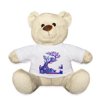 Magic Crystal Dragon Tree - Teddy Bear - sun yellow - Front