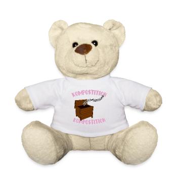 Composition Gardener Wit Humor - Teddy Bear - sun yellow - Front