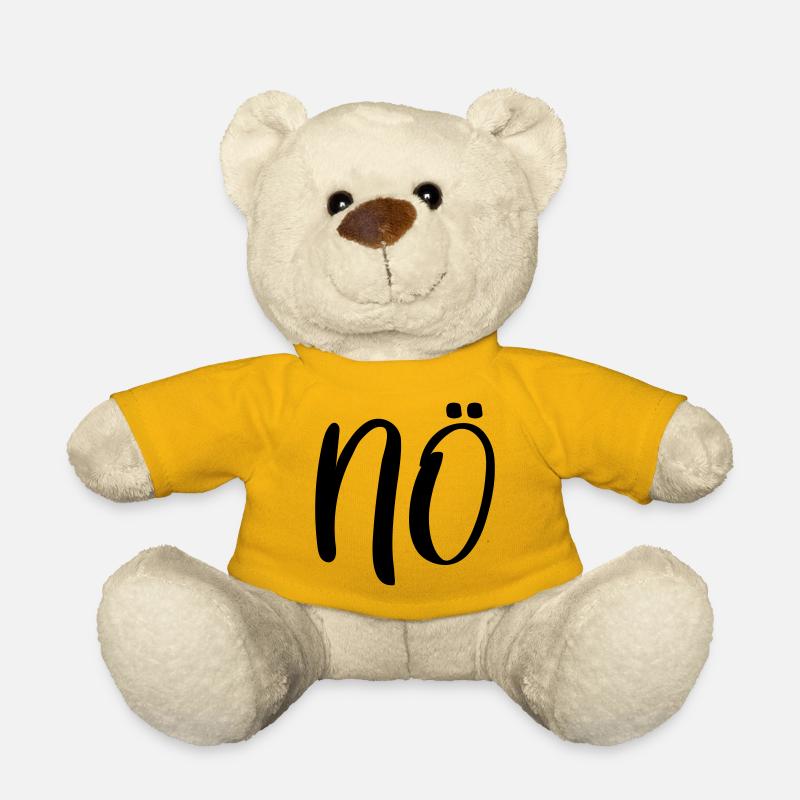 Non non - Nounours - jaune soleil