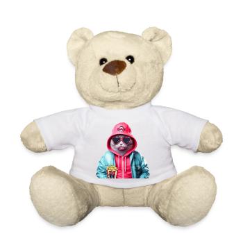 Pop Art Cat - Teddy Bear - sun yellow - Front