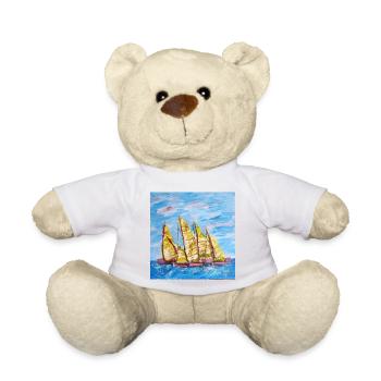 Fjordboot Segelregatte - Teddy - Sonnengelb - Vorne