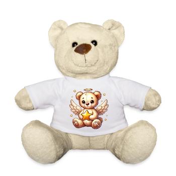 Teddybär Engel-süßer Begleiter der Weihnachtszeit - Teddy - Sonnengelb - Vorne