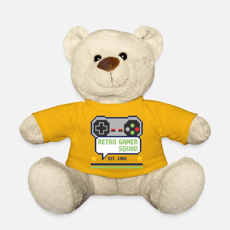 Retro Gamer Squad - pour les joueurs - Nounours - jaune soleil