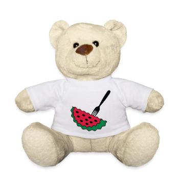 Melone mit Gabel - Teddy - Sonnengelb - Vorne