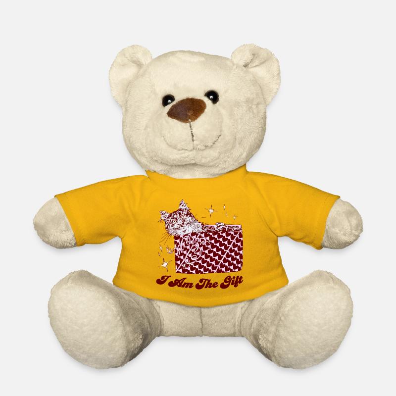 I AM THE GIFT - Teddy Bear - sun yellow