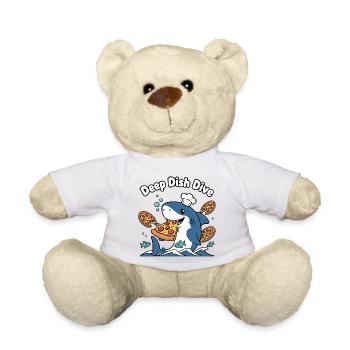 Deep Dish Dive Shark Chef - Teddy Bear - sun yellow - Front
