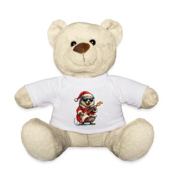 Igel Rocker Weihnachtsgitarre Lustiges Design - Teddy - Sonnengelb - Vorne