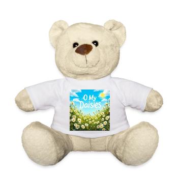 O My Daisies Field Print - Teddy Bear - sun yellow - Front
