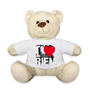 I LOVE RIEN - let's talk - Teddy Bear - sun yellow - Front