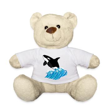 Orca-Druck - Teddy - Sonnengelb - Vorne