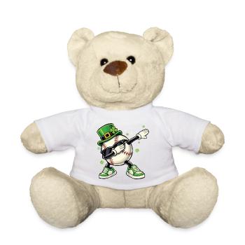 Baseball-Leprechaun St. Patrick's - Teddy - Sonnengelb - Vorne