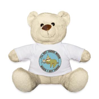 Sloth Monday Treibstoff-Casual - Teddy - Sonnengelb - Vorne