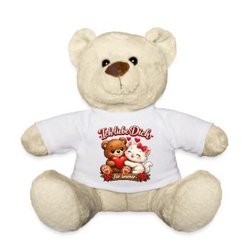 Valentine's Day Gift – I Love You Forever - Teddy Bear - sun yellow - Front