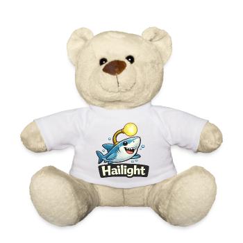 Hai Light / Highlight lustiges Wortwitz Shirt - Teddy - Sonnengelb - Vorne